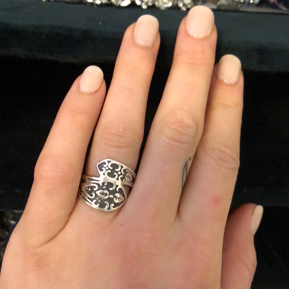 Sterling Silver Spoon Ring